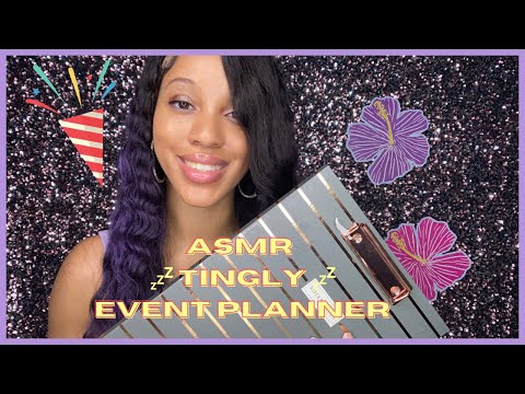 ASMR TINGLY EVENT PLANNER Roleplay | Whispered | ✍🏽 Lots of satisfying writing sounds 💤 💤