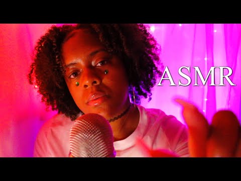 ASMR - CLOSE UP SLOW MOUTH SOUNDS & PLUCKING ♡ (SOOO RELAXING)