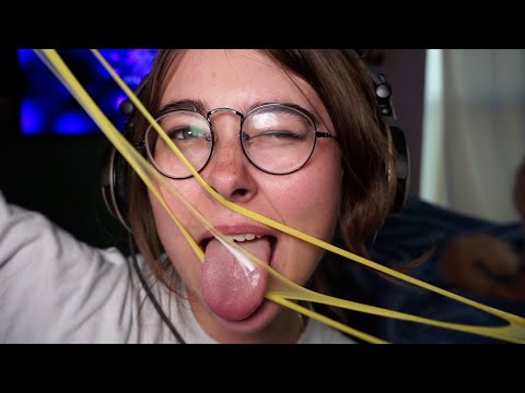 ASMR Mouth Sounds with Slime - Insane Tingles