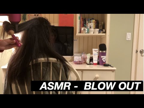 ASMR - Blow out + Blow Dry + Brushing