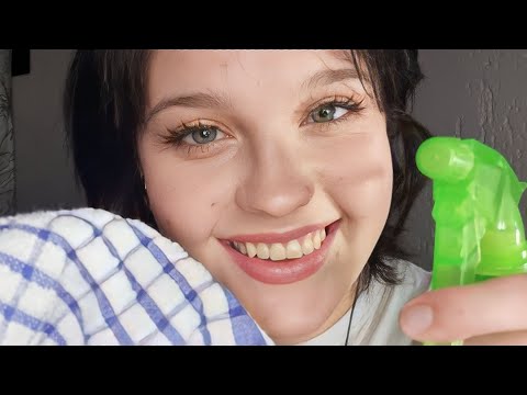 ASMR | Cleaning Dirt Off of Your face🧼