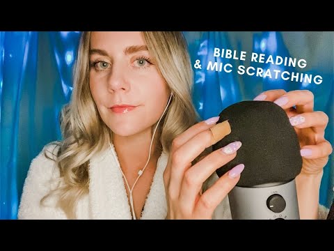 Mic Scratching and Bible Reading for Sleep ASMR 😴😴😴 (Revelation 18-22)