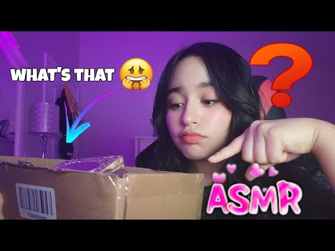 ASMR what's in this box? | Mini haul, Medium Tapping and Visual Triggers