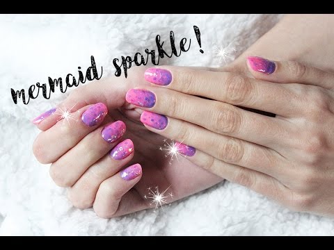 Gradient Pink&Purple Nails and Hangout! (ASMR whispering)