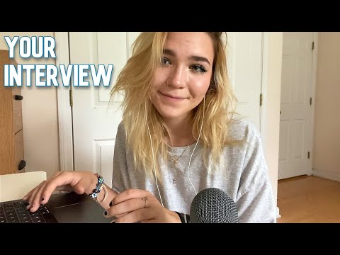 ASMR Interviewing YOU! (Asking You Personal Questions, Fast Typing)