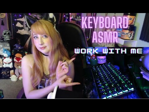 Typing/Keyboard ASMR - I'll be your work buddy! (no talking)