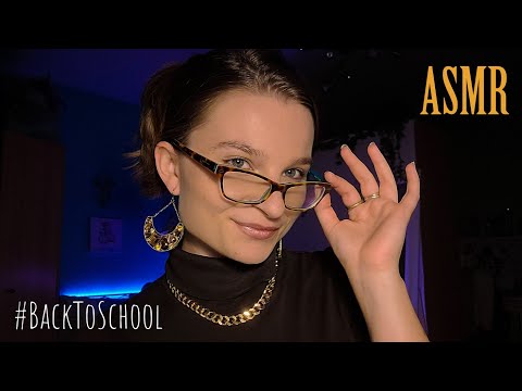 ASMR Back to school roleplay 👩‍🏫 Are you new here?