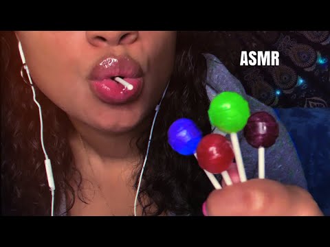 ASMR | Lollipop Eating 🍭 & Tapping