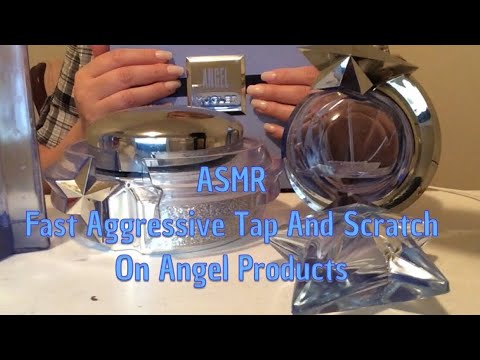 ASMR Fast Aggressive Tap And Scratch On Angel Products