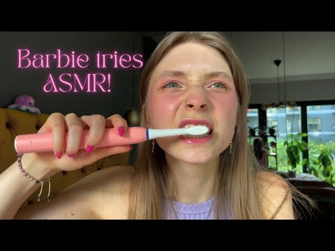 Barbie tries ASMR! 🩷🌸 (chit chatting & her shopping haul)