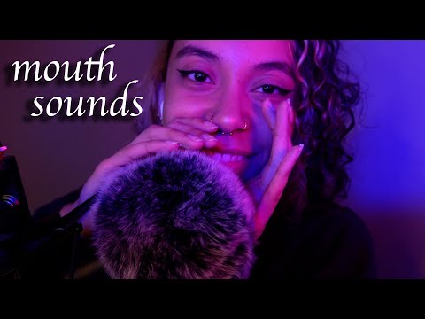 Soft Mouth Sounds & Fluffy  Scratches (background asmr, no talking) ~ ASMR