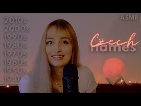ASMR│Most Popular Czech Baby Names by Decades