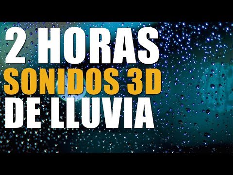 2 HORAS de Sonidos 3D de LLUVIA Para DORMIR y Estudiar 😴🌧 | ASMR Español