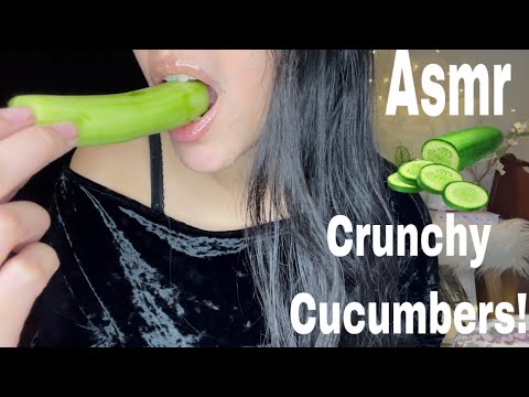 Asmr |  Eating Cucumbers  | No Talking