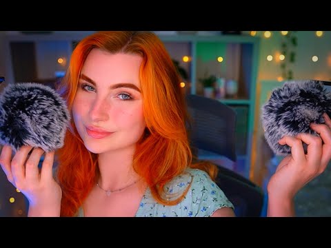 ASMR Up Close Mouth Sounds & Fluffy Covers (NO TALKING) w/ Delay