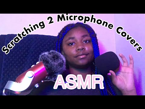 ASMR Scratching 2 Microphone Covers 😩❤️ #asmr