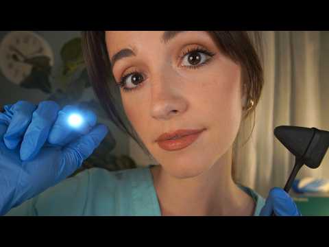 ASMR Roleplay | Relaxing Cranial Nerve Exam 🩺 (whispered)