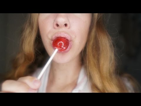 ASMR- Lollipop Eating ( MOUTH SOUNDS) No Talking