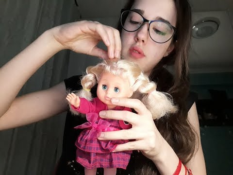 ASMR| Doll Hair Brushing And Massage | Tingles Here
