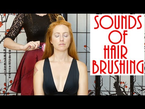 Intense ASMR Hair Brushing Sounds – Binaural Microphones in Brush – Mostly No Talking