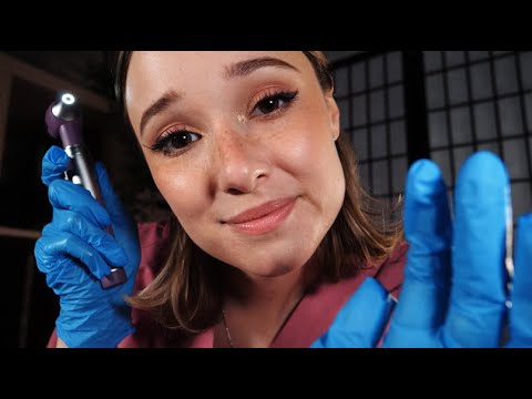 ASMR Southern Night Nurse Cranial Nerve Exam 🩺😴 | Taking Good Care of You :)