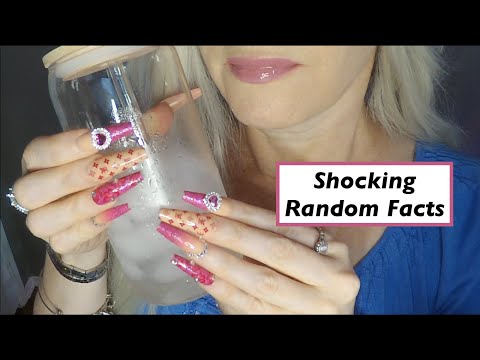 1 Hour ASMR Gum Chewing Random Facts | Drinking Ice Water | Whispered Ramble