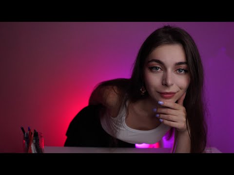 ASMR | Girl in the back of the Class Fall in LOVE with You! 🤭💗 Flirts & Complements | Elanika