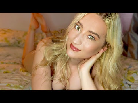 ASMR • In Bed With Me During a Rainstorm 😴 • Cozy Personal Attention