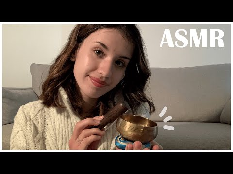 ASMR FR || sonothérapie avec un petit bol tibétain