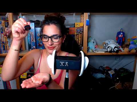 ASMR Tapping and Ear oil massage!