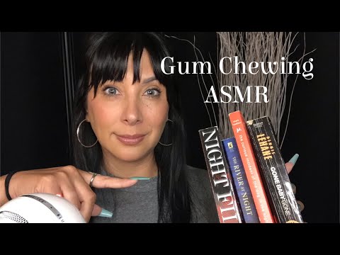 ASMR: Book Recommendations 📚 | Gum Chewing, Tracing, Tapping