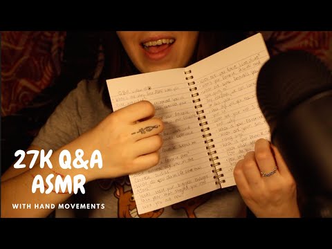 Whispered Q&A(SMR) with Hand Movements ❓❓❓