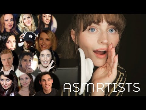 [ASMR] Whispering/Soft Speaking Over 100 of Your FAVOURITE ASMRTISTS Names