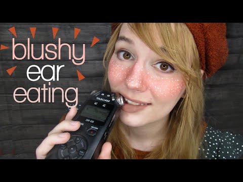 ASMR 🍄 Blushy Ear Eating & Ear Licking 🍄 (Aggressive Mouth Sounds)