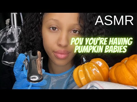 ASMR POV YOU’RE HAVING PUMPKIN BABIES! 🎃 BABY DELIVERY MEDICAL ROLEPLAY (doctor asmr)
