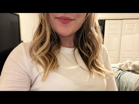 ASMR ramble and haul! (tapping & scratching)