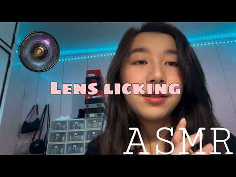 Lens licking 👾 | ASMR (custom video)