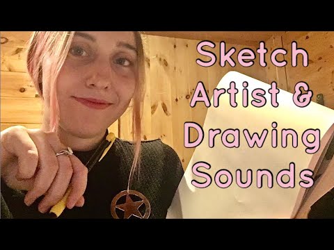 ASMR Sketch Artist/ Drawing and Writing Sounds
