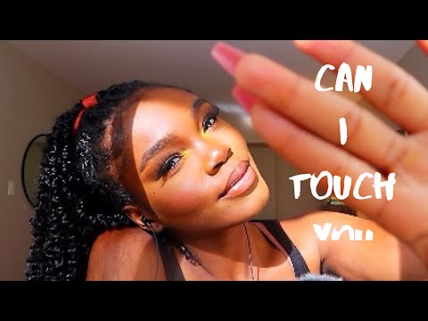 ASMR  REPEATING CAN I TOUCH YOU VISUAL TRIGGERS AND PERSONAL ATTENTION Nomie Loves ASMR