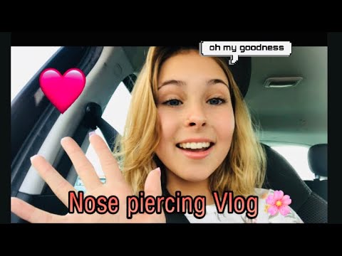 Nose Piercing Vlog | Not Asmr | 🌸💕