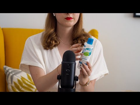 ASMR Fast Tapping on Plastic Bottle with long fake nails (no talking)