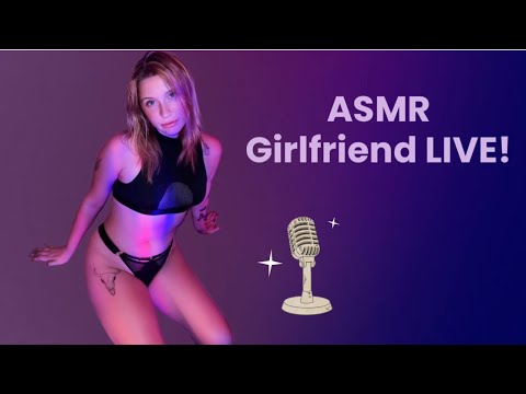 ASMR Girlfriend LIVE 🥰 (spit painting, sucking sounds, personal attention)