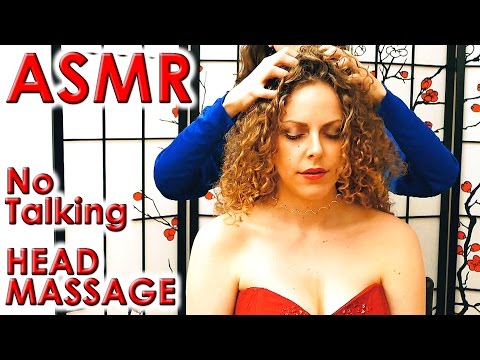 ASMR Scalp Massage, Hair Play, Head Massage & Scratching, Binaural No Talking