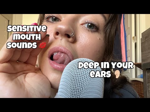 ASMR| 30 Minutes of Sensitive Mouth Sounds/ Tongue Swirling/ Spit Painting & More!