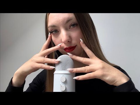 ASMR | ONLY MIC SCRATCHING with long nails🧠