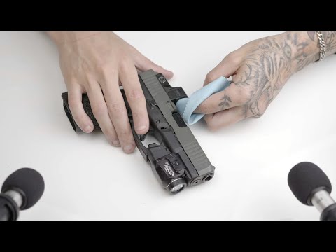 Glock Cleaning ASMR for INSTANT relaxation | Gun Sounds for sleep