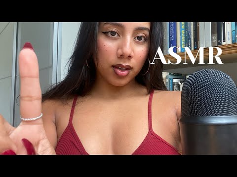 ASMR fast and aggressive personal attention (tapping, spit painting, mouth sounds and more)