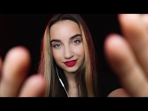 ASMR : Visual Triggers for Sleep (Face touching, Face Brushing, Hand movements, Whispering..)
