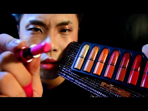 MAC Lipstick on Yo Screen 💄 Realistic ASMR • Korean Makeup Roleplay • 메이크업 롤플레이