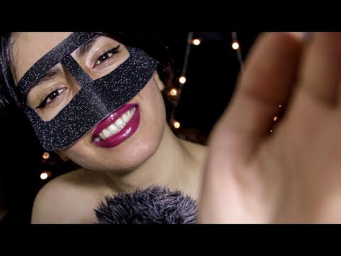 ASMR PERSONAL ATTENTION WHISPERING and HAND MOVEMENTS - FACE TOUCHING -FACE SCRATCHING - FALL ASLEEP